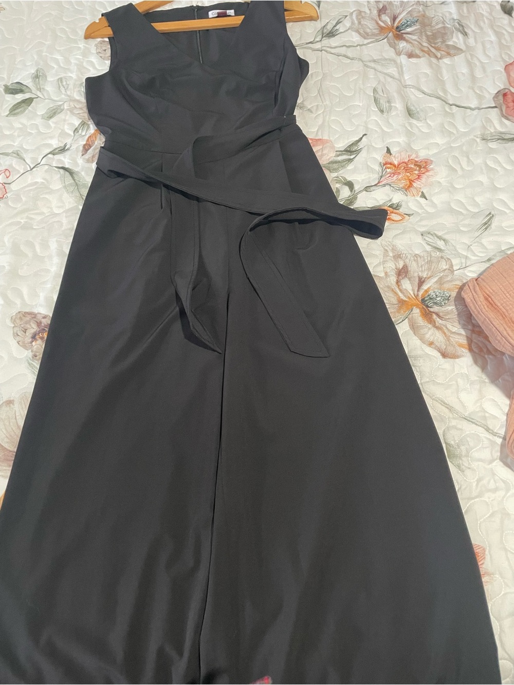 Calvin Klein Black V-Neck Dress